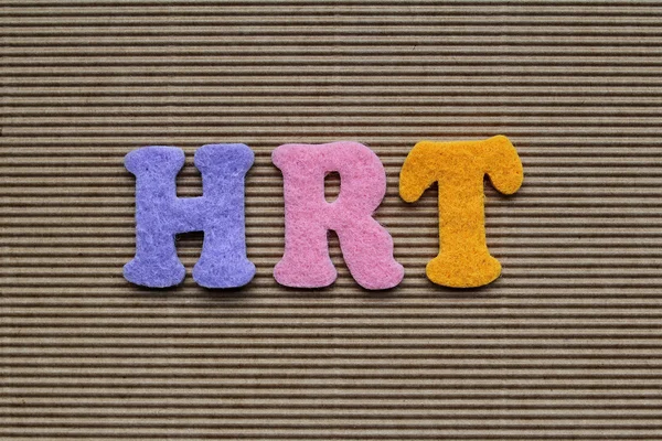 HRT (Hormone Replacement Therapy) medical concept