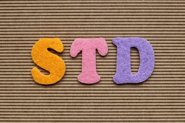 STD (Sexual Transmitted Infections) konsep medis — Stok Foto