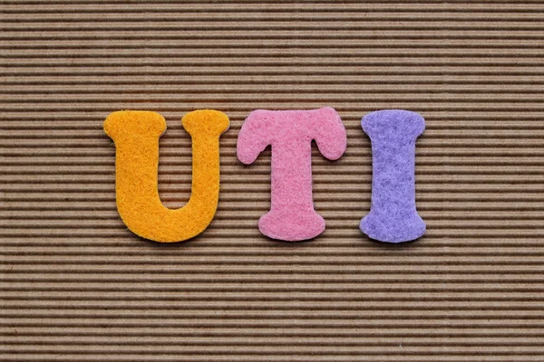 UTI (Infecção do trato urinário) conceito médico — Fotografia de Stock