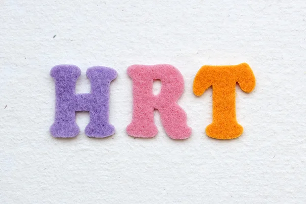 HRT (hormonální substituční terapie) lékařská koncepce — Stock fotografie