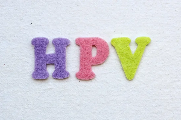 Conceito médico de HPV (Papilomavírus Humano) — Fotografia de Stock