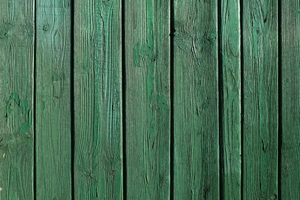 Green wooden boards background — Stock Photo, Image