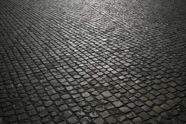 Cobbled pavement background — Stock Photo, Image