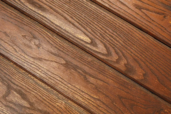 Brown wooden boards background or texture — Stock Photo, Image