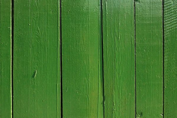 Green wooden boards background — Stock Photo, Image