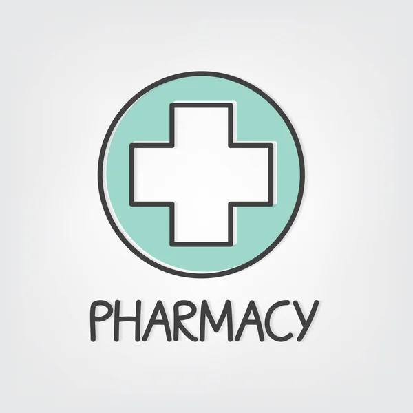 Pharmacy Word Concept Vector Illustration — Stock Vector