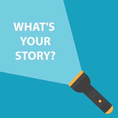 hikaye metninin olduğu fener ışını - vektör illüstrasyonuName