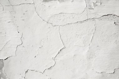 beyaz çatlamış duvar arkaplanı veya dokusu