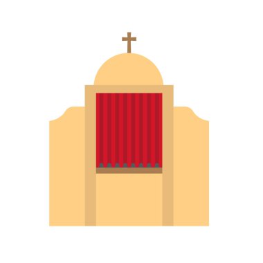 confessional religion icon- vector illustration clipart