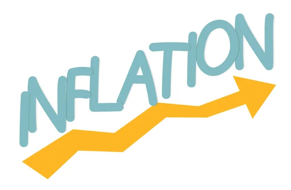 Rising Inflation Concept Vector Illustration — Stock Vector