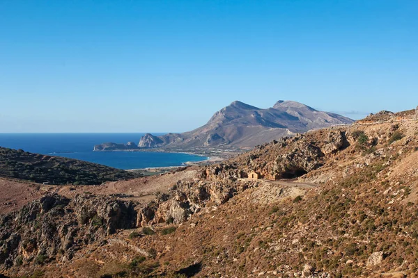 Hermoso Paisaje Costero Creta Grecia — Foto de Stock