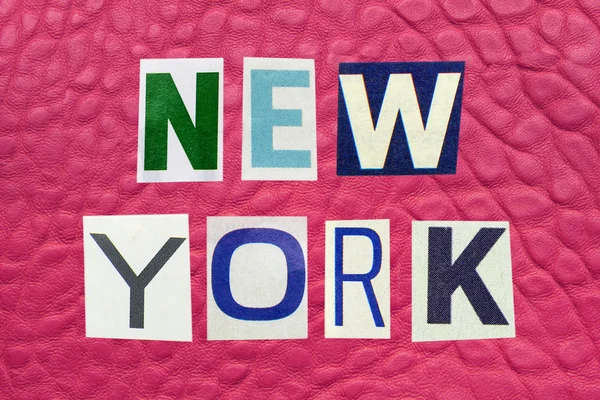 New York text — Stock Photo, Image