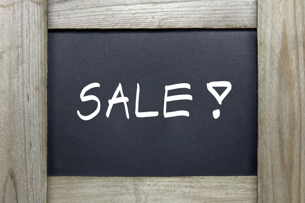 Slovo prodeje na tabuli — Stock fotografie