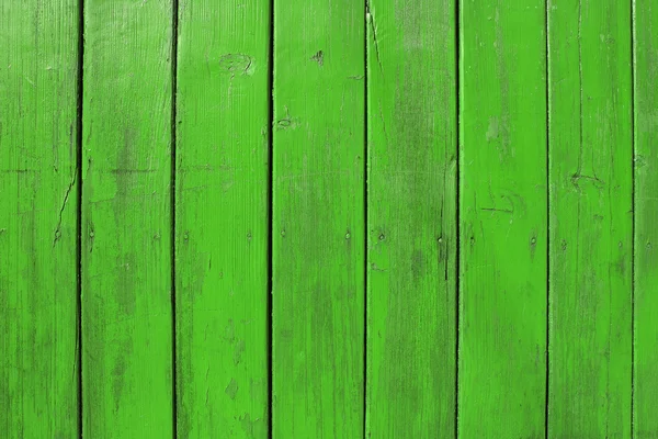 Green wooden boards background — Stock Photo, Image