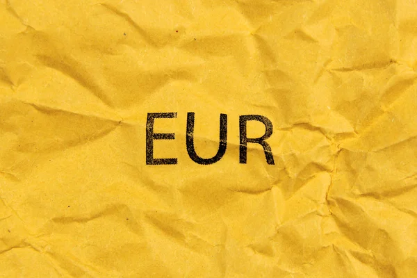 Symbol der Euro-Währung — Stockfoto
