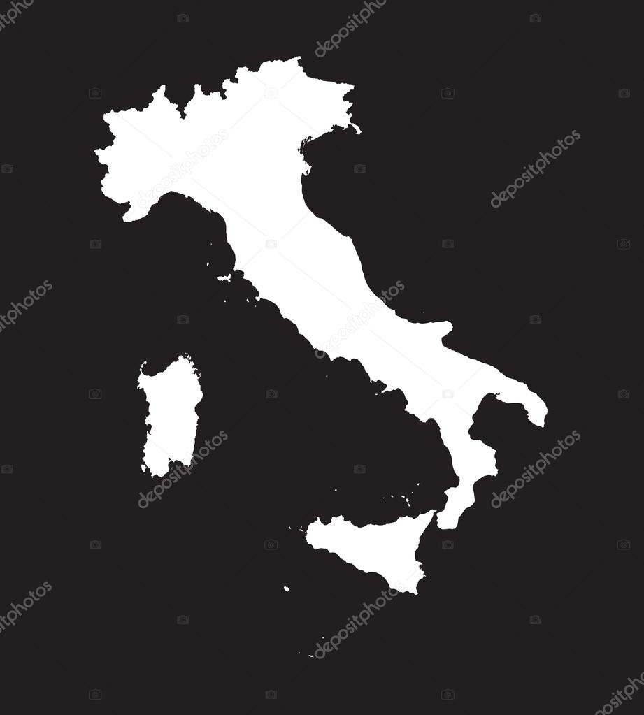 黒い背景にイタリアの白い地図 ストックベクター C Chrupka 64537611 黒い背景にイタリアの白い地図 ストックベクター C Chrupka 64537611