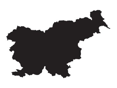 Siyah harita Slovenya