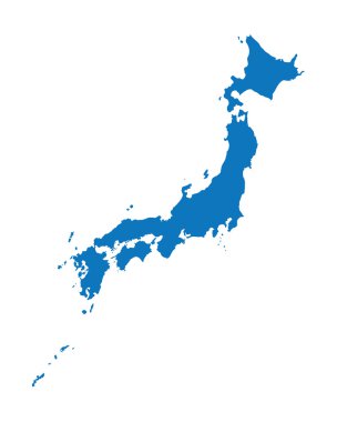 Mavi Japonya Haritası