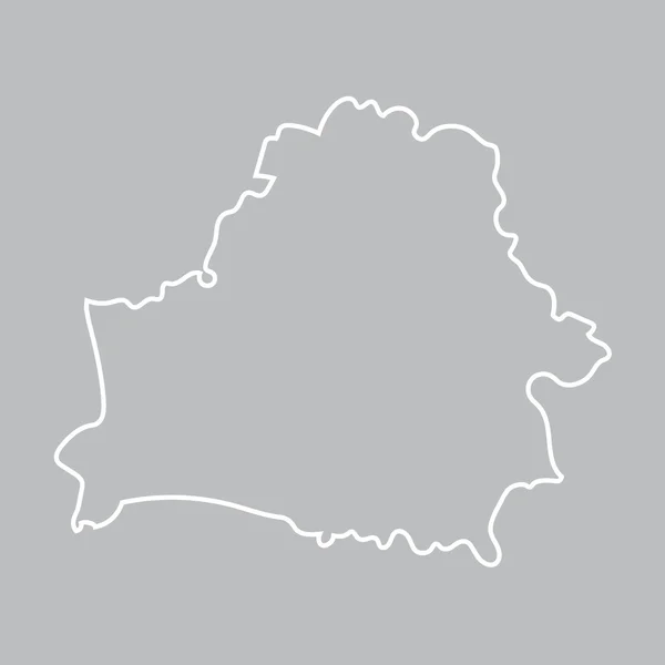 Karte von Weißrussland — Stockvektor