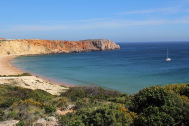 Bir Sagres güzellik kıyı şeridi