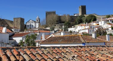 Kale ve mimari Obidos, Portekiz