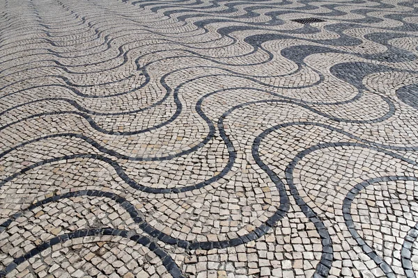 Traditionelle portugiesische Straßenbeläge — Stockfoto