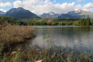 güzel Strbske Lake Slovakya Tatra Dağları
