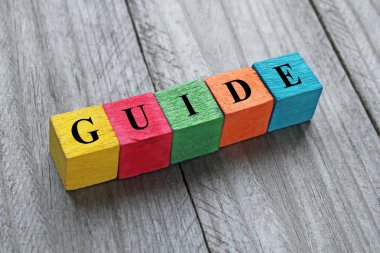 renkli ahşap küpleri Word Kılavuzu