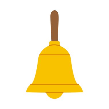 bildirim el zili, uygulamalar, web siteleri, eğitim materyalleri, müşteri hizmetleri tasarımları için mükemmel - vektör illüstrasyonu