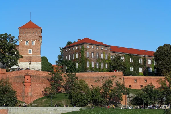 Wawel Royal Castle v Krakově, Polsko — Stock fotografie