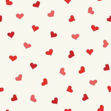 Kusursuz aşk, Sevgililer Günü desenli kalp vektör çizimi.