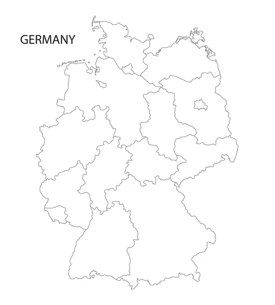 Vektorgrafiken Landkarte Deutschland Bundeslander Vektorbilder Landkarte Deutschland Bundeslander Depositphotos