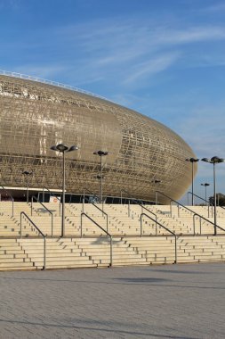 Krakow, Polonya- 29 Ekim 2015: Tauron Arena Krakow; Krakow Arena Polonya'nın en büyük (22 800 seyirci için) ve dünya salonu eğlence ve spor mekan en modern biridir