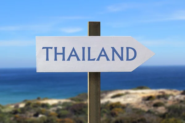 Thailand bord met zee op de achtergrond — Stockfoto