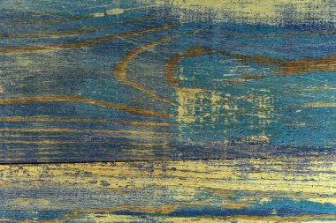 soyulması mavi boya ile ahşap doku