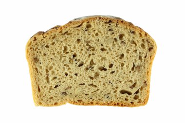 slice of wholemeal bread with seeds