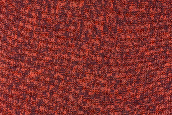 Orange knitted wool texture — Stock Photo, Image