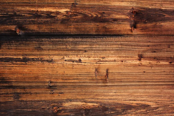 Brown wooden boards background or texture — Stock Photo, Image