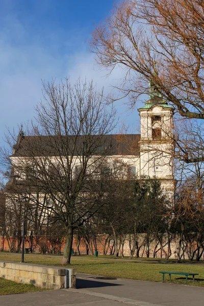 Kostel St. Stanislaus na Skalce, Krakov, Polsko — Stock fotografie