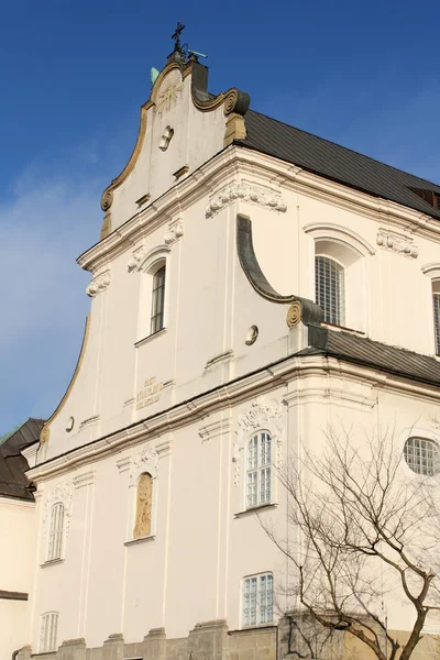 Framsidan av St. Stanislaus kyrkan vid Skalka, Krakow, Polen — Stockfoto