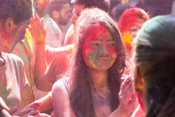 Jodhpur Rajastha India March 2020 Young Indian Girl Face Covered Stock Picture