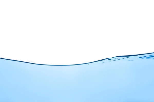 Abstract Schoon Stromend Rimpeloppervlak Vloeistof Lichtblauwe Watergolf Met Luchtbellen Een — Stockfoto