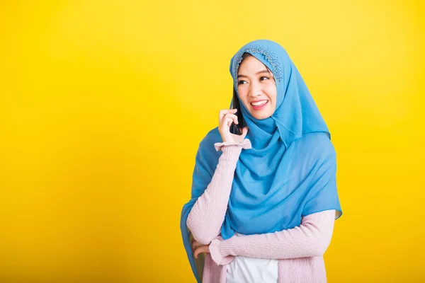 Árabe Musulmán Asiático Retrato Mujer Joven Hermosa Feliz Islam Religioso — Foto de Stock