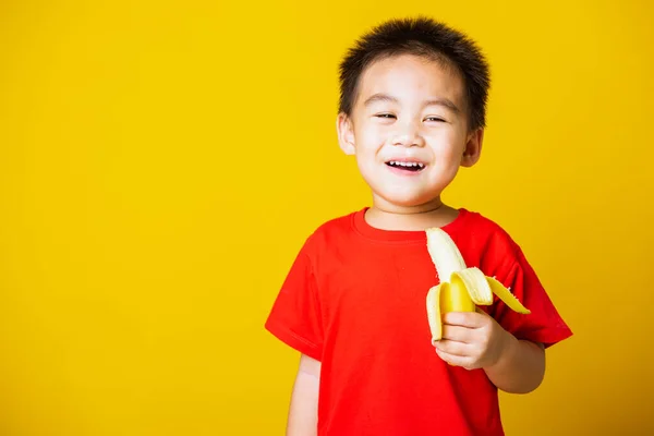 Feliz Retrato Niño Asiático Niño Lindo Niño Sonrisa Atractiva Usando —  Fotos de Stock