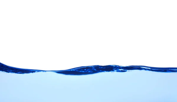 Lichtblauwe Watergolf Met Luchtbellen Een Beetje Spatten Onder Water Studio — Stockfoto