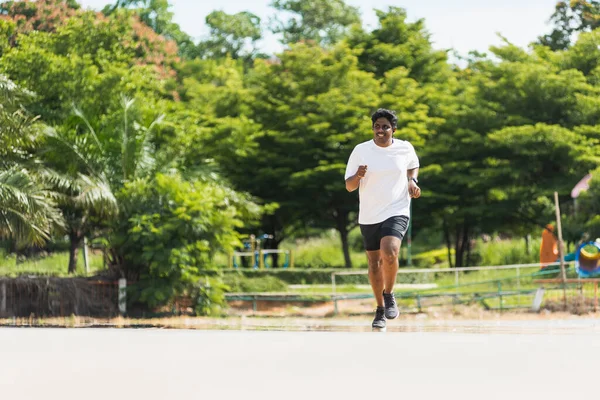 Спортивний Спортсмен Азіатського Походження Чорний Чоловік Носить Взуття Активне Тренування — стокове фото