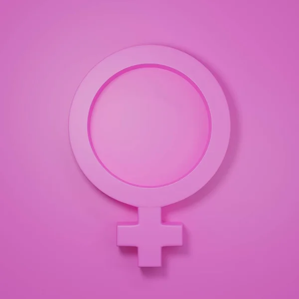 Símbolos Género Con Cabezas Mujer Concepto Del Día Mundial Salud — Foto de Stock