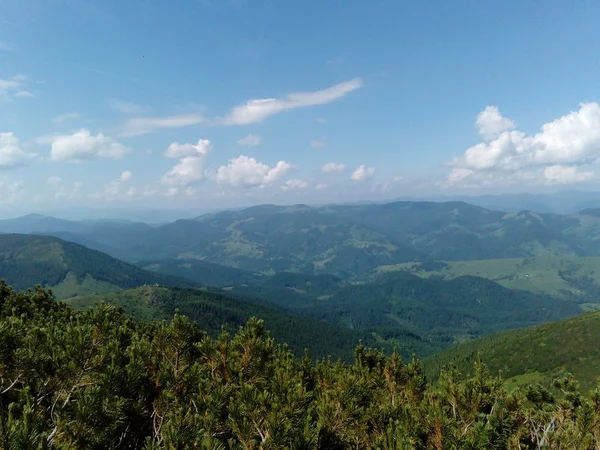 山区景观自然背景 — 图库照片