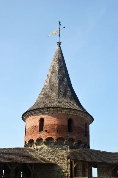 Middeleeuwse vesting toren — Stockfoto