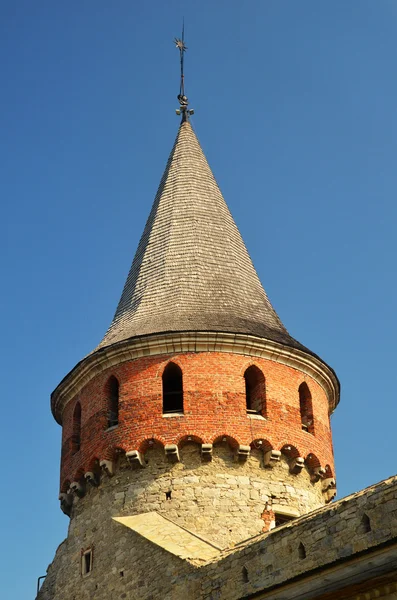 Middeleeuwse kasteeltoren — Stockfoto